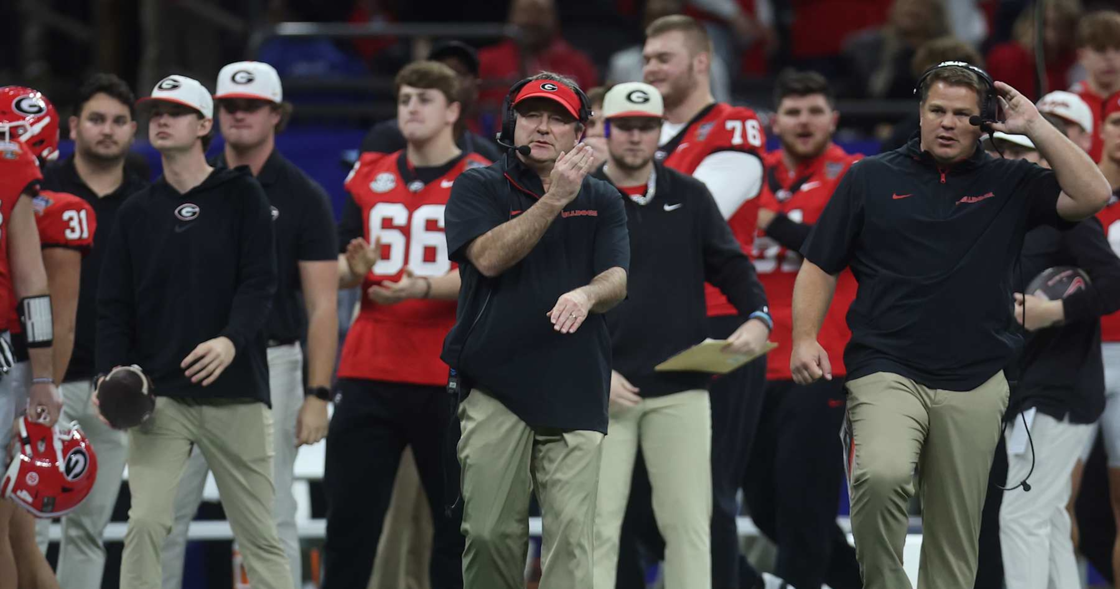 Georgia's Kirby Smart Talks 'Very Unfortunate' Sideline Interference vs. Notre Dame