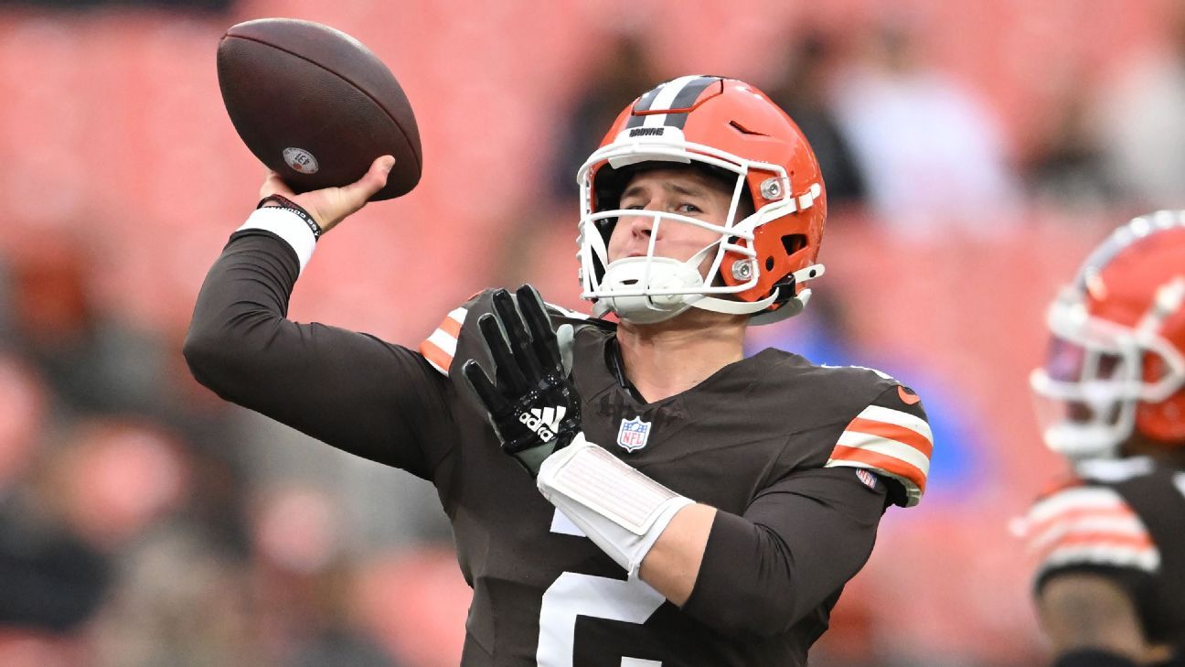 Sources: Browns to start QB Zappe vs. Ravens