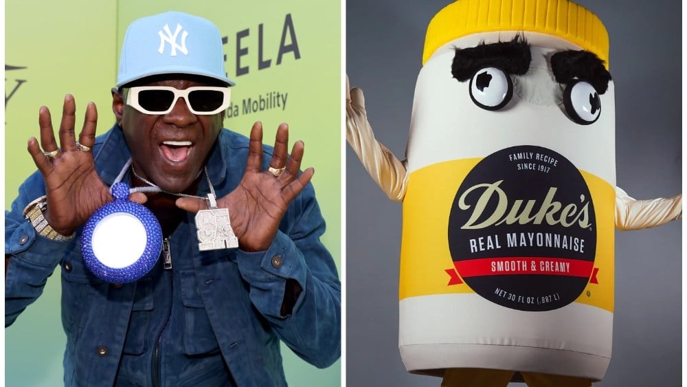 Flavor Flav Is Duke's Mayo Mascot at Minnesota-Virginia Football Game