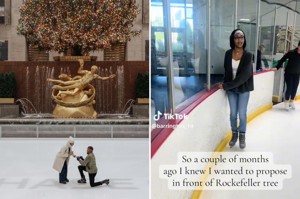 Texas couple's Rockefeller Center proposal goes viral on TikTok