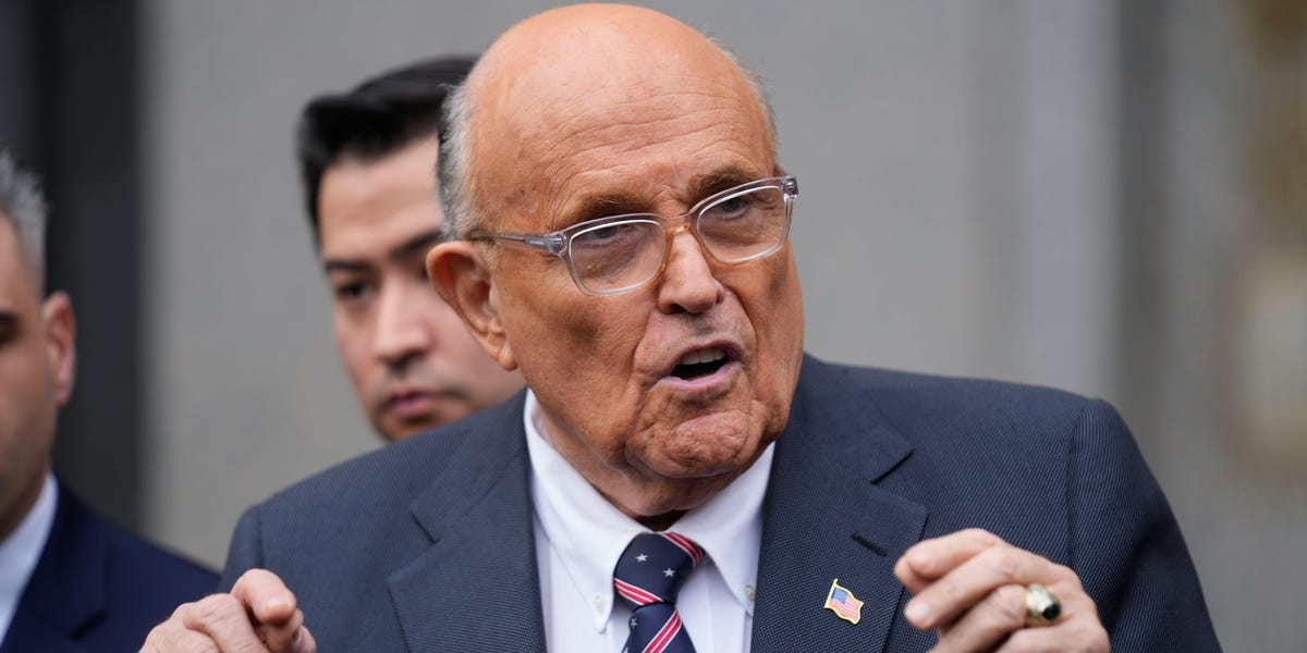 Giuliani is fighting civil contempt penalties sought by two GA election workers. If he loses, Trump can't pardon him.