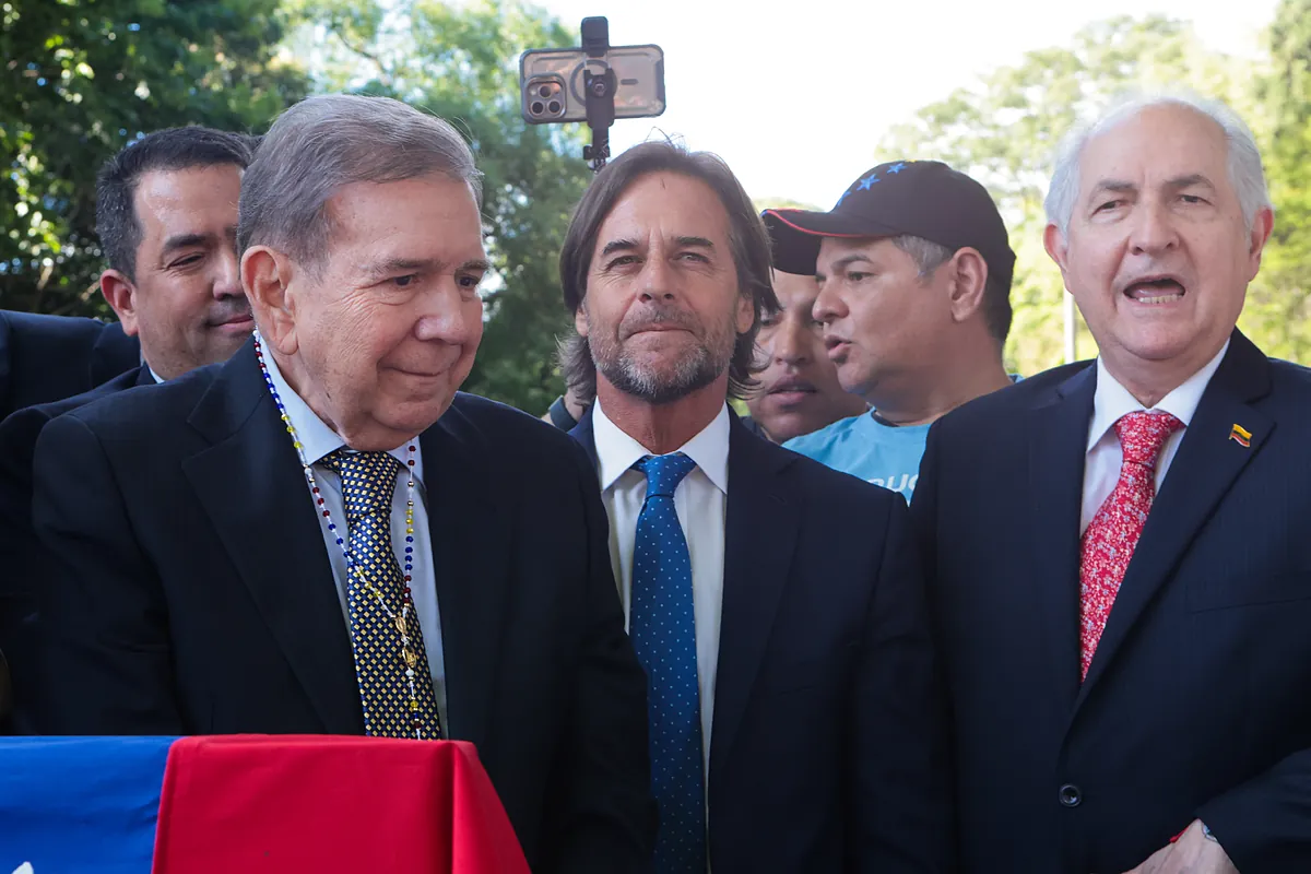 Edmundo González se reúne con Lacalle Pou en Montevideo y promete tomar posesión del cargo de presidente el 10 de enero