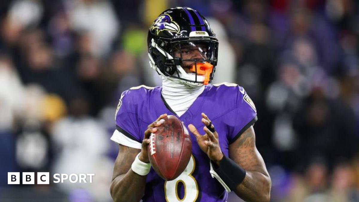 Jackson stars as Ravens clinch AFC North title