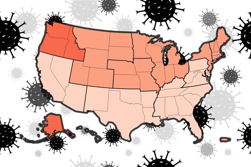 COVID Map Update Reveals US Cases at Christmas