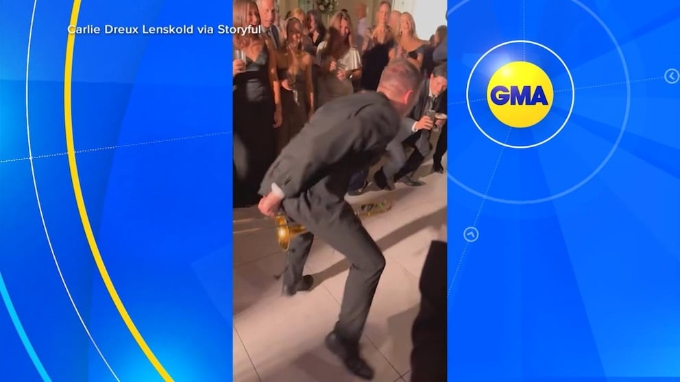 WATCH: Grammy-winning trombone player lets loose at wedding