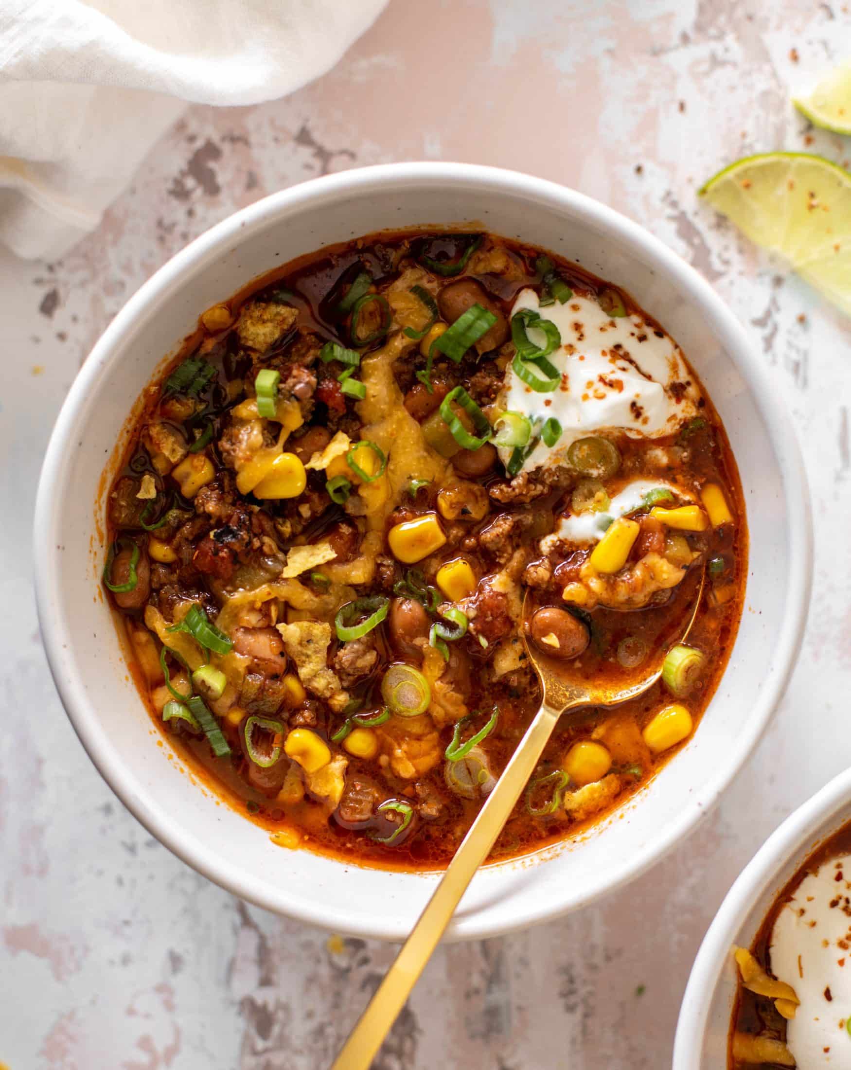 My Favorite Green Chile Taco Soup.