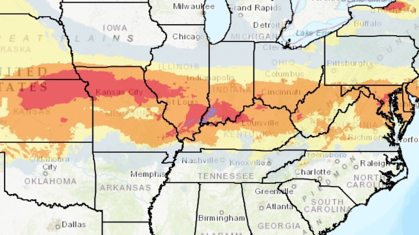 A storm will bring heavy snow and dangerous ice from the Plains to the East Coast