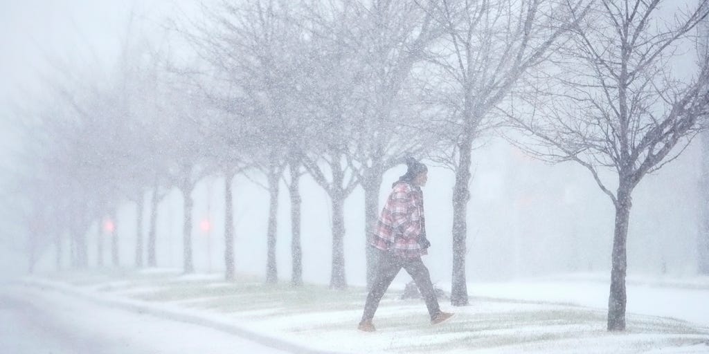 Cities that rarely get snow are getting more than a foot in frigid 'arctic outbreak'