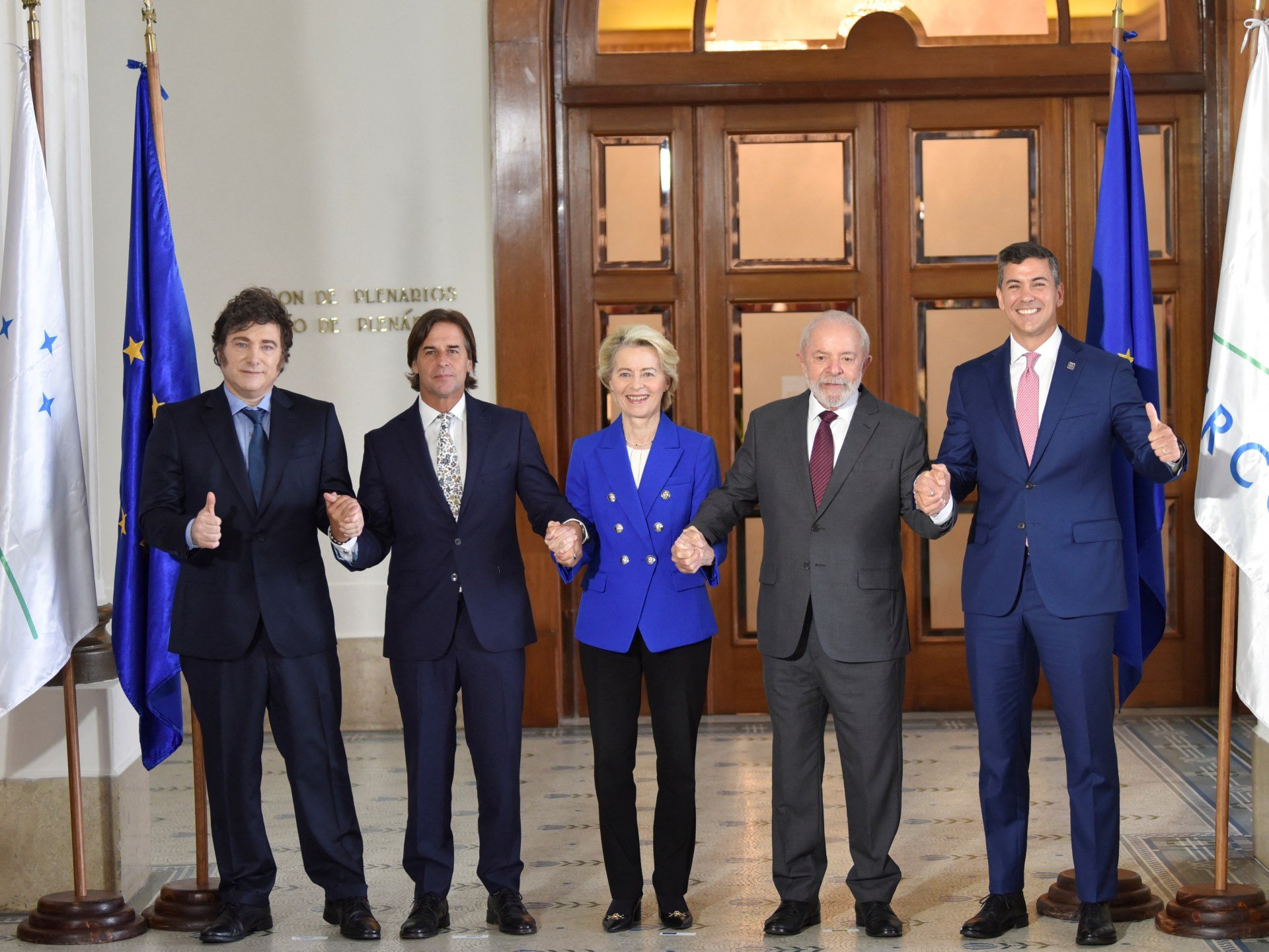 EU and South America’s Mercosur bloc announce ‘win-win’ free trade deal