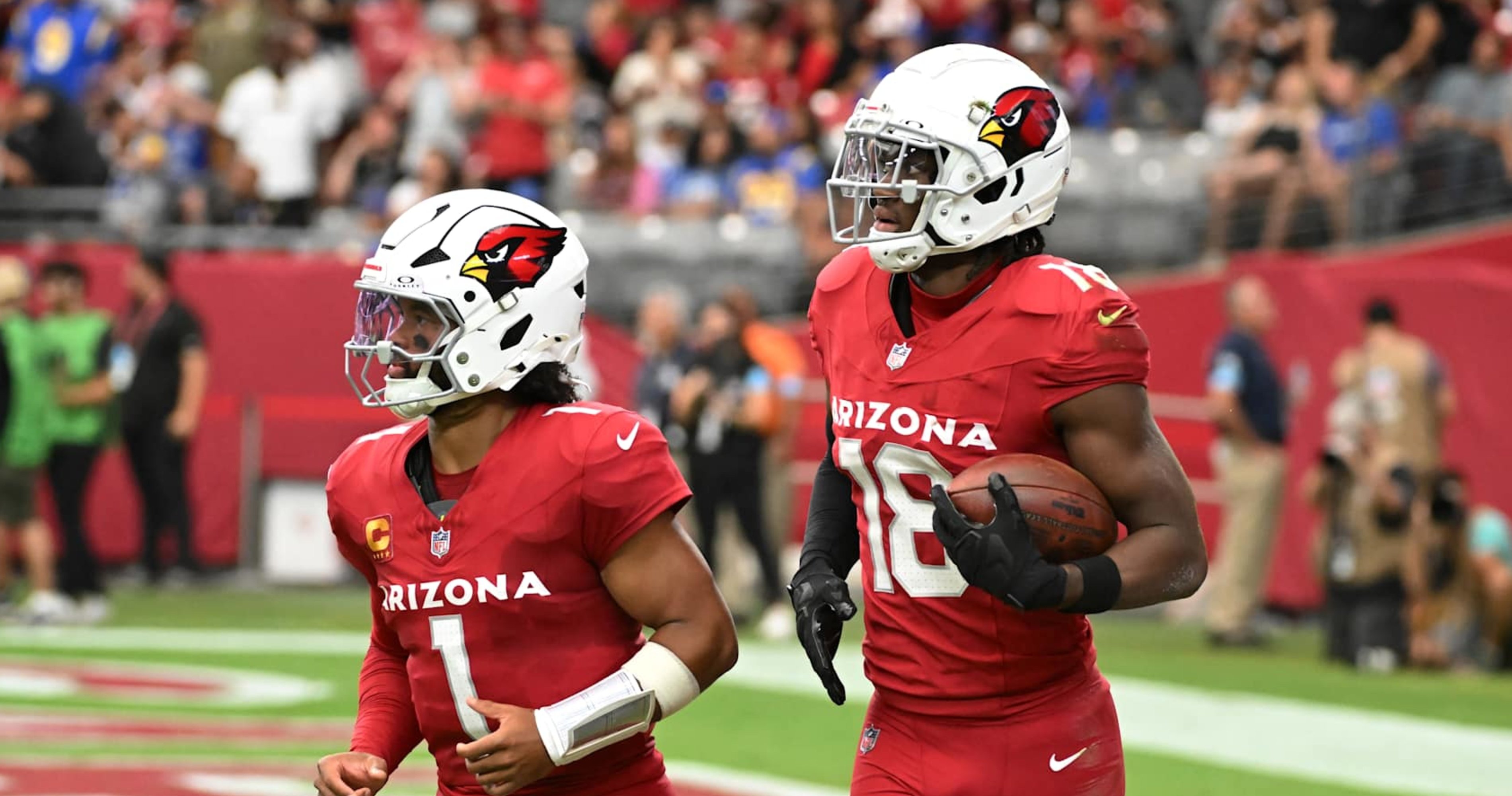 Cardinals' Kyler Murray: Marvin Harrison Jr. Connection 'Not Where I Want It to Be'