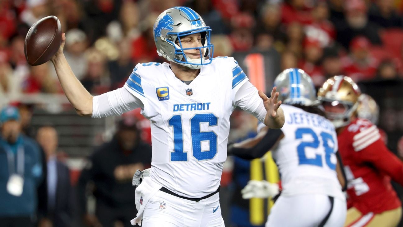 Lions survive the 49ers' first-half surge, secure 8-0 road record