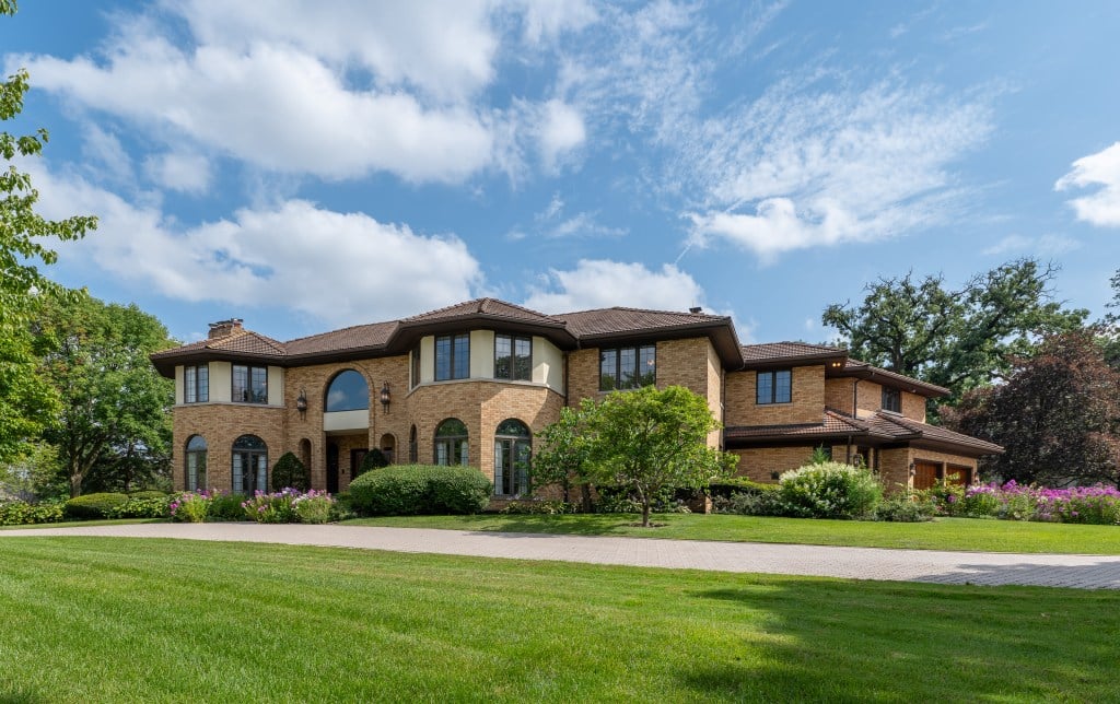 Oak Brook 7-bedroom home with 2-story marble foyer: $2.3M