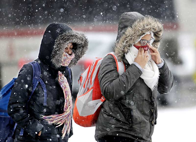 Ohio State canceled in-person classes Monday. It's a rare move for Columbus-area colleges.