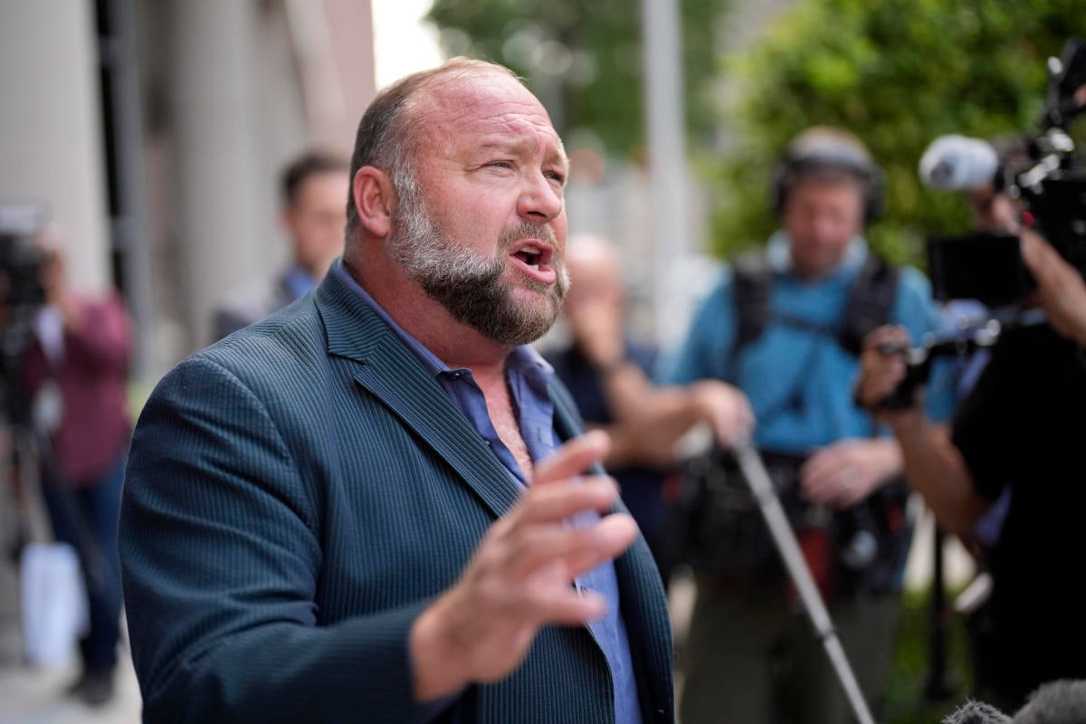 The Onion's bid to buy Infowars goes before judge as Alex Jones tries stopping sale