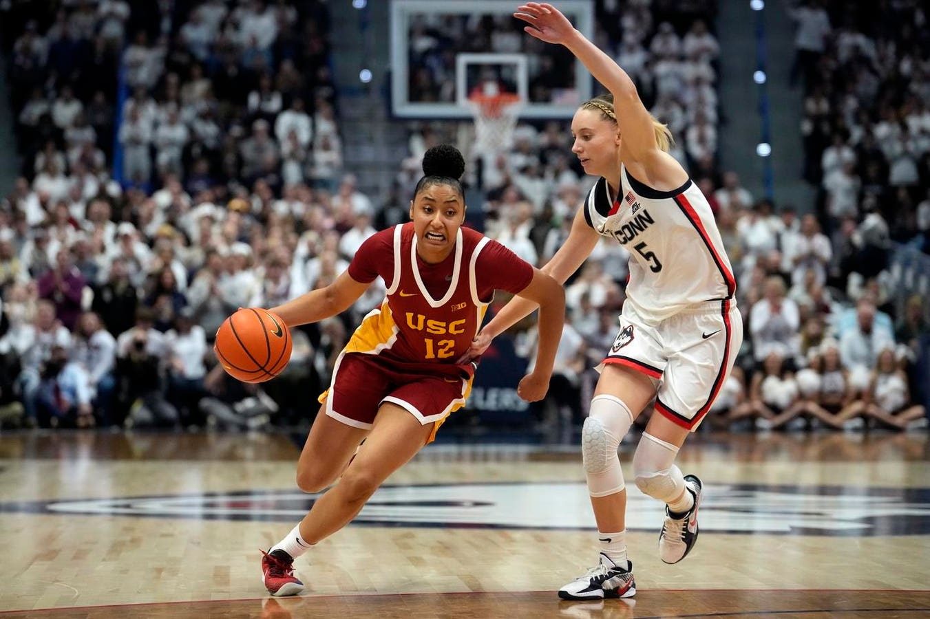 Juju Watkins Outduels Paige Bueckers In USC’s Victory Against UConn