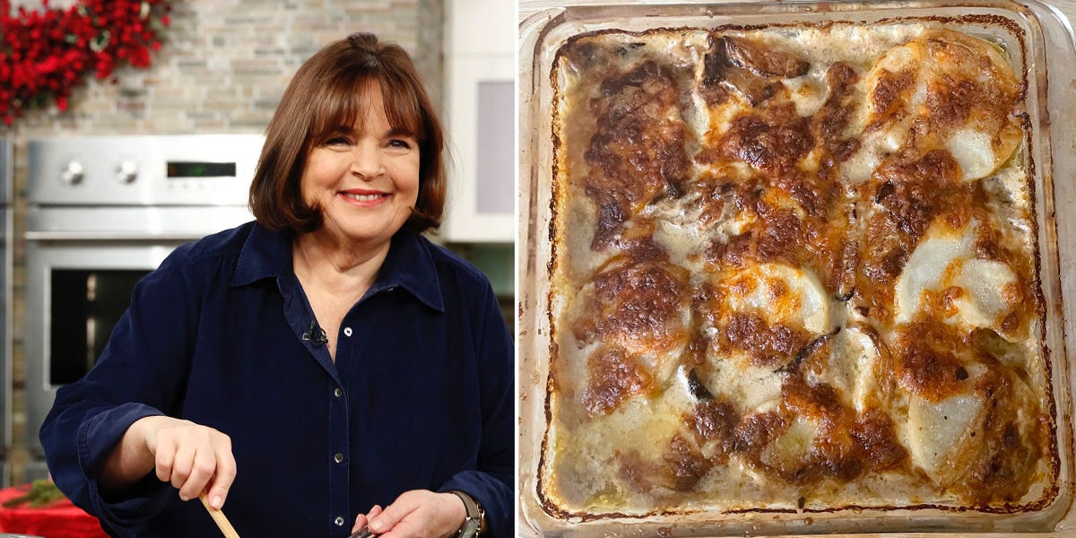 I make Ina Garten's easy potato gratin for my family every Christmas, and it's the best holiday side dish