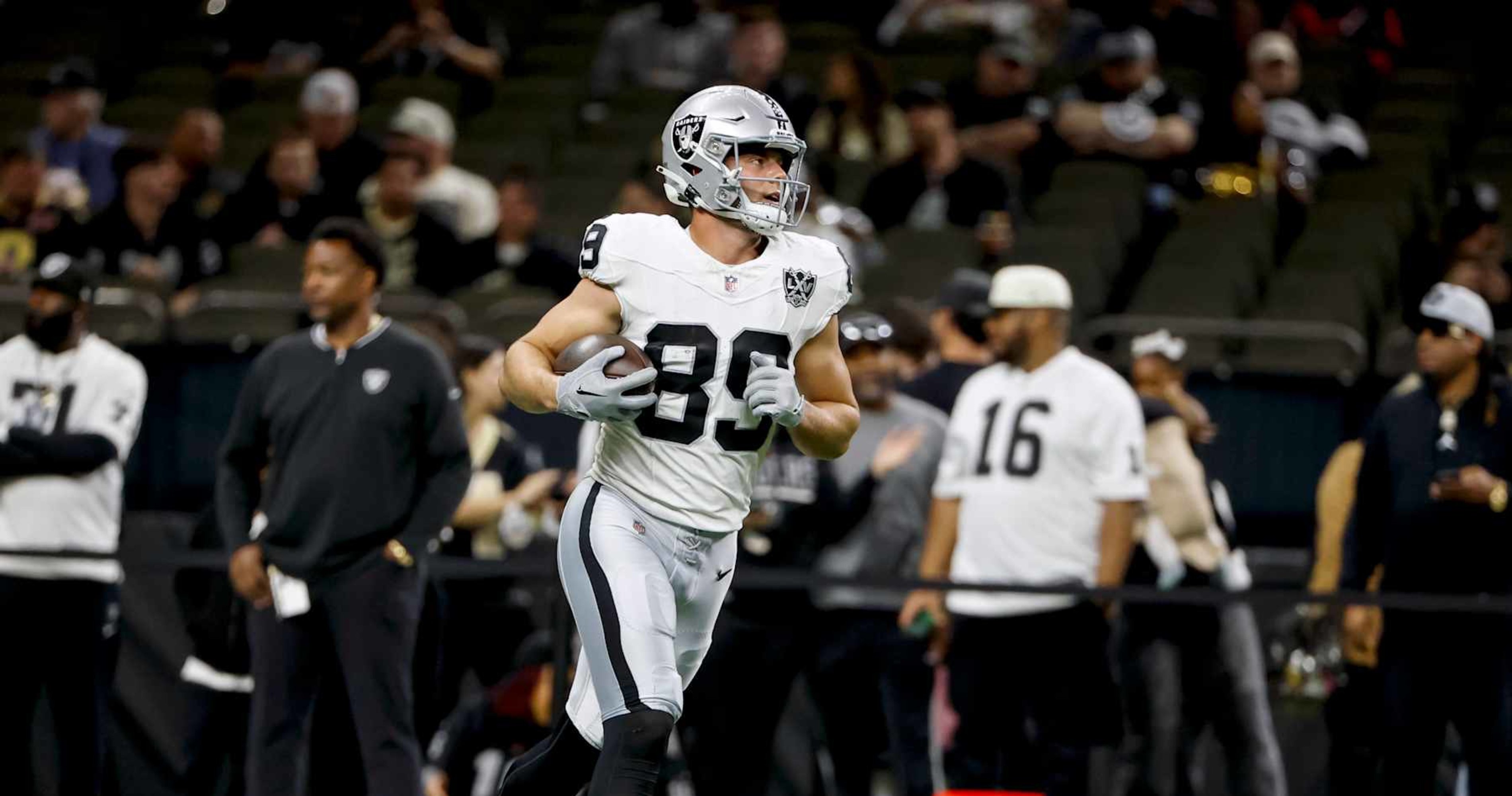 Video: Raiders' Brock Bowers Breaks Malik Nabers' NFL Record for Catches by a Rookie