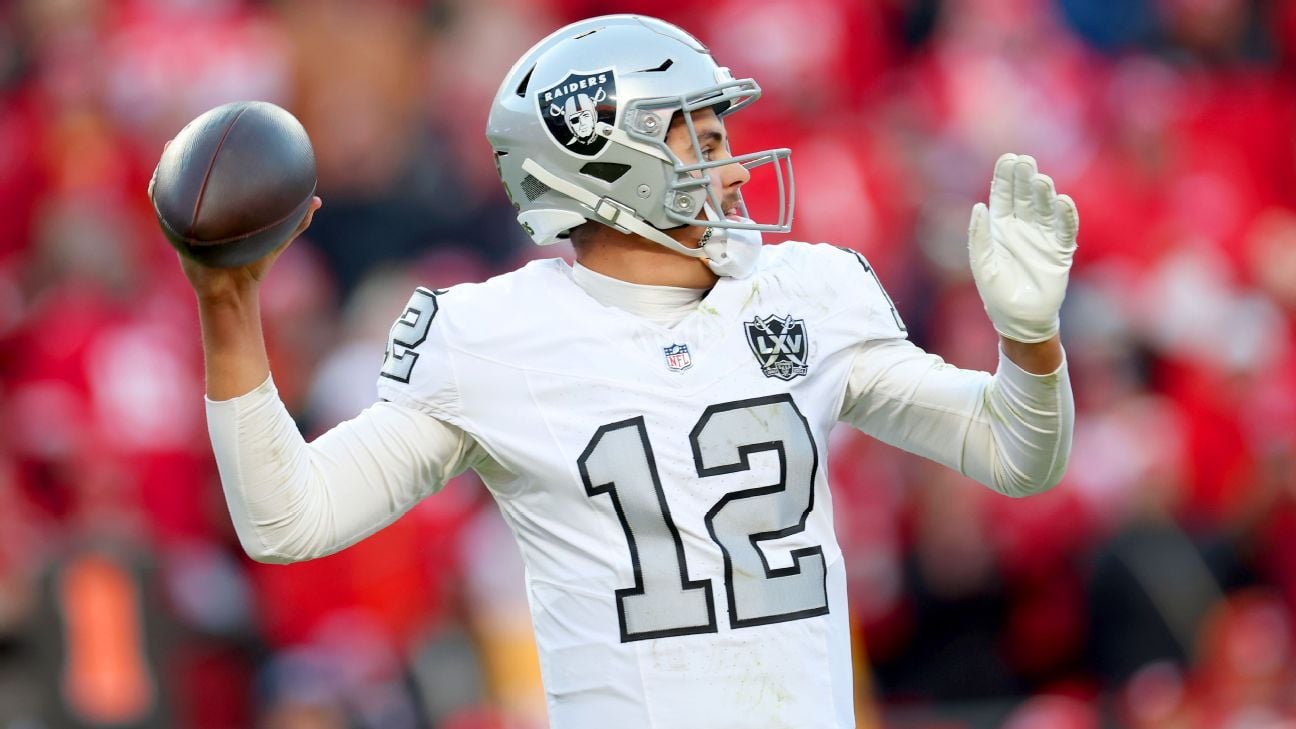 Raiders QB O'Connell 'good to go' vs. Jaguars