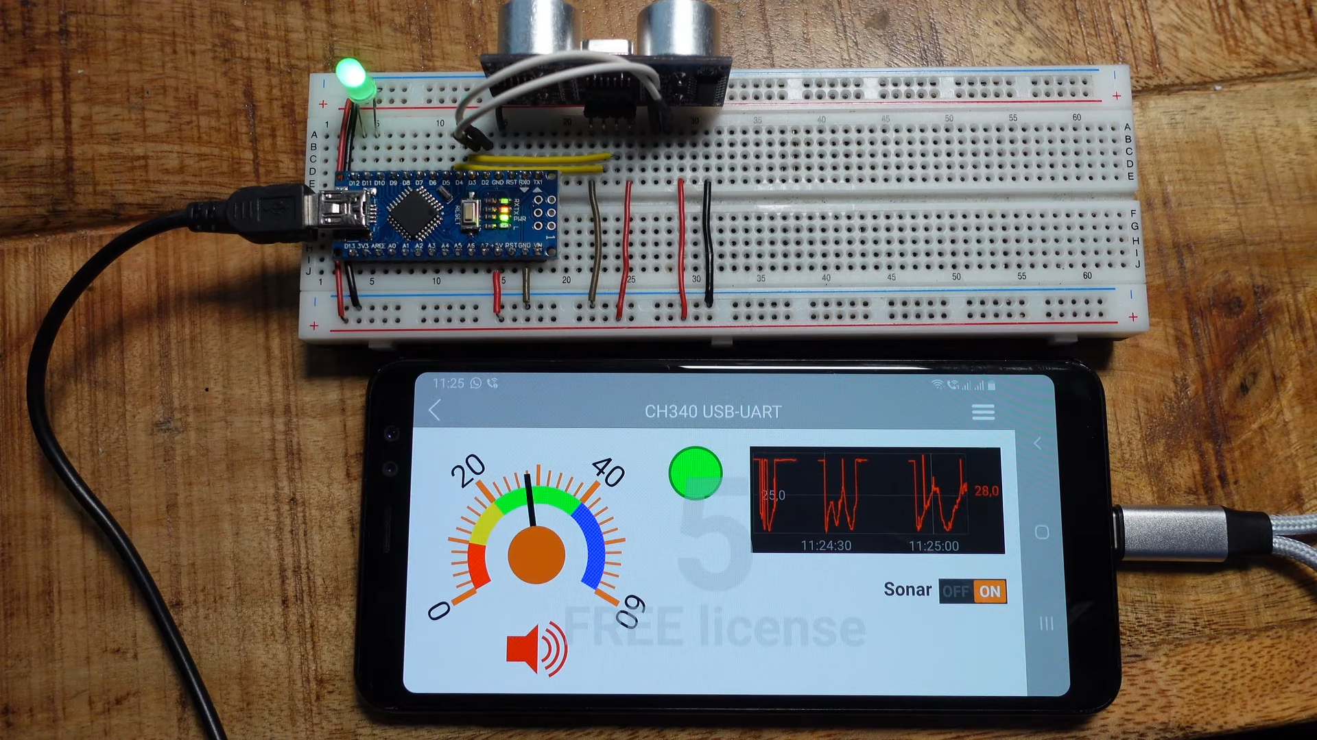 Using A Smartphone As A Touchscreen For Arduino