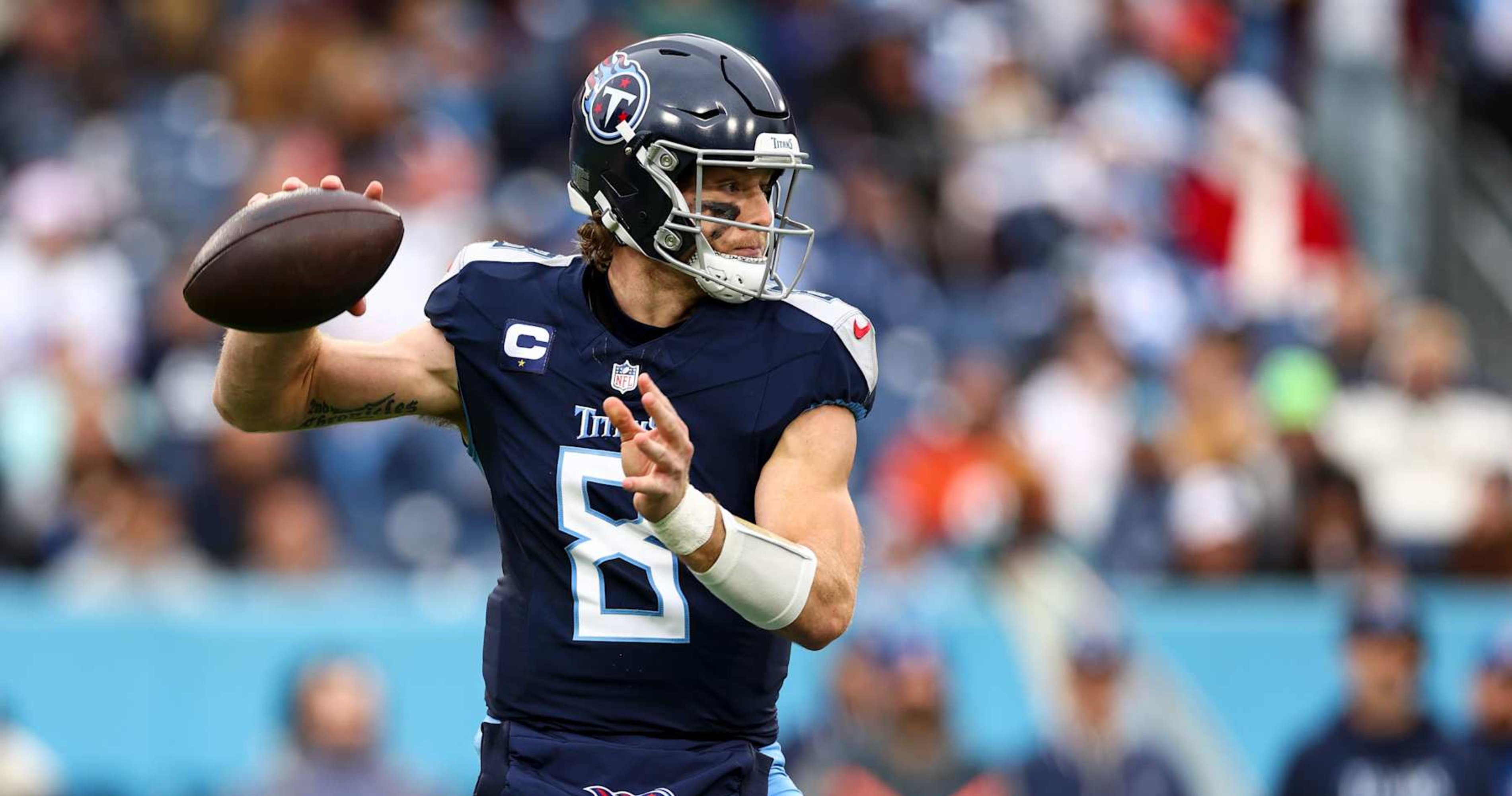 Titans' Will Levis Benched vs. Bengals After Pick-6; Mason Rudolph Enters at QB