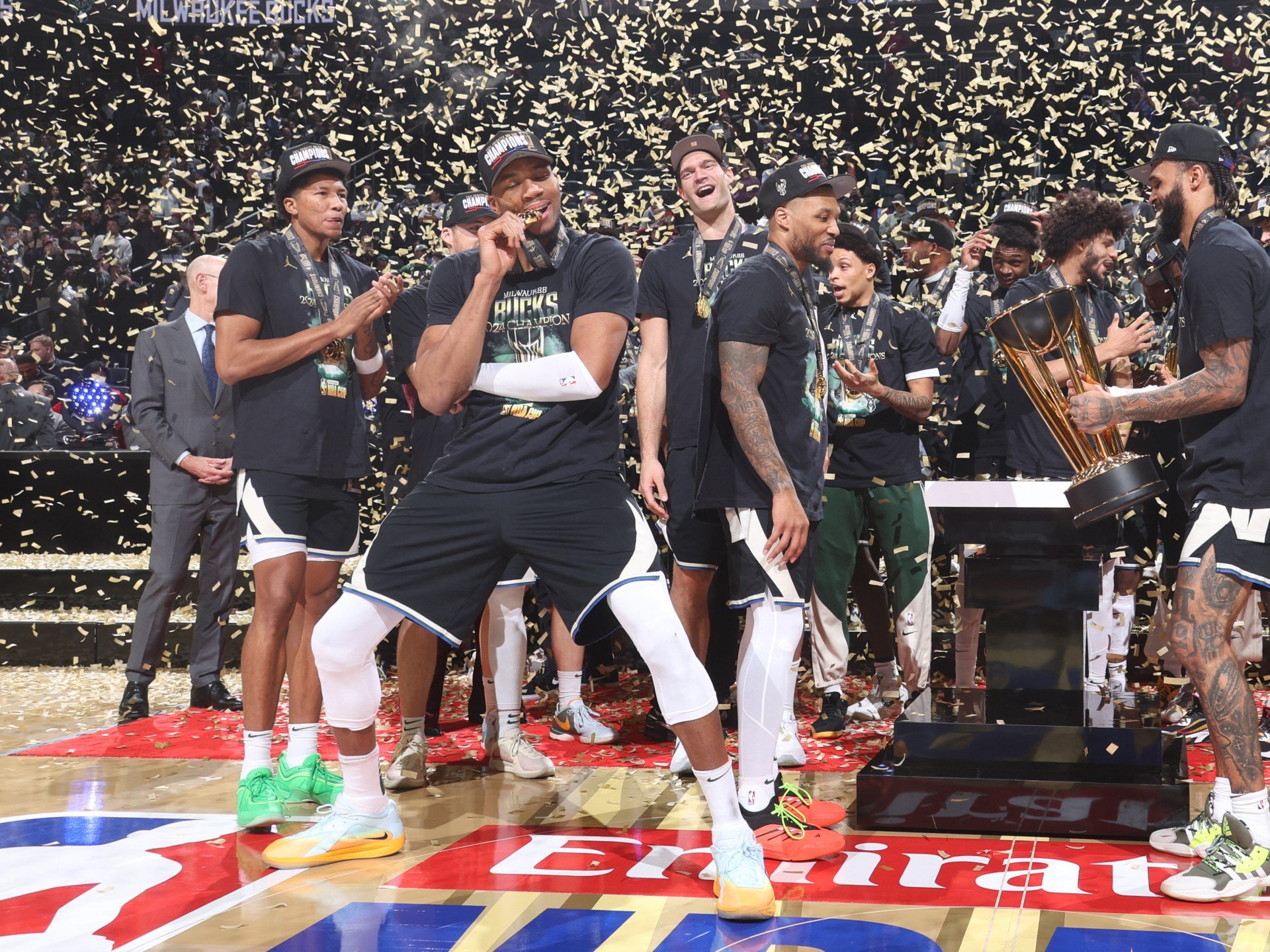 Antetokounmpo leads Bucks to NBA Cup tournament title over Thunder