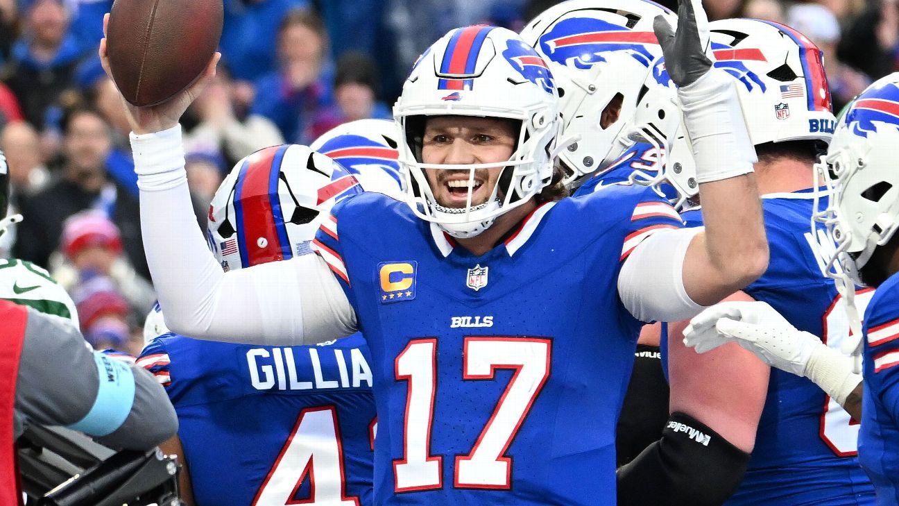 Bills' Allen to start to maintain streak, then sit