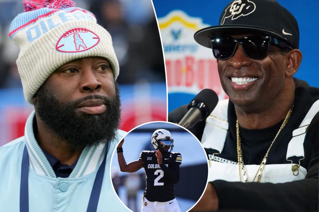 Deion Sanders stunned by Titans' GM firing with son Shedeur looming as potential top NFL draft pick