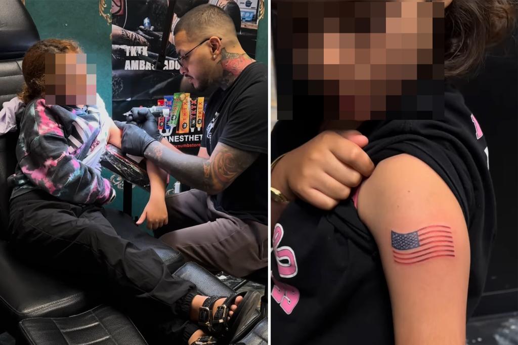 Arizona tattoo artist sparks outrage for inking girl, 9