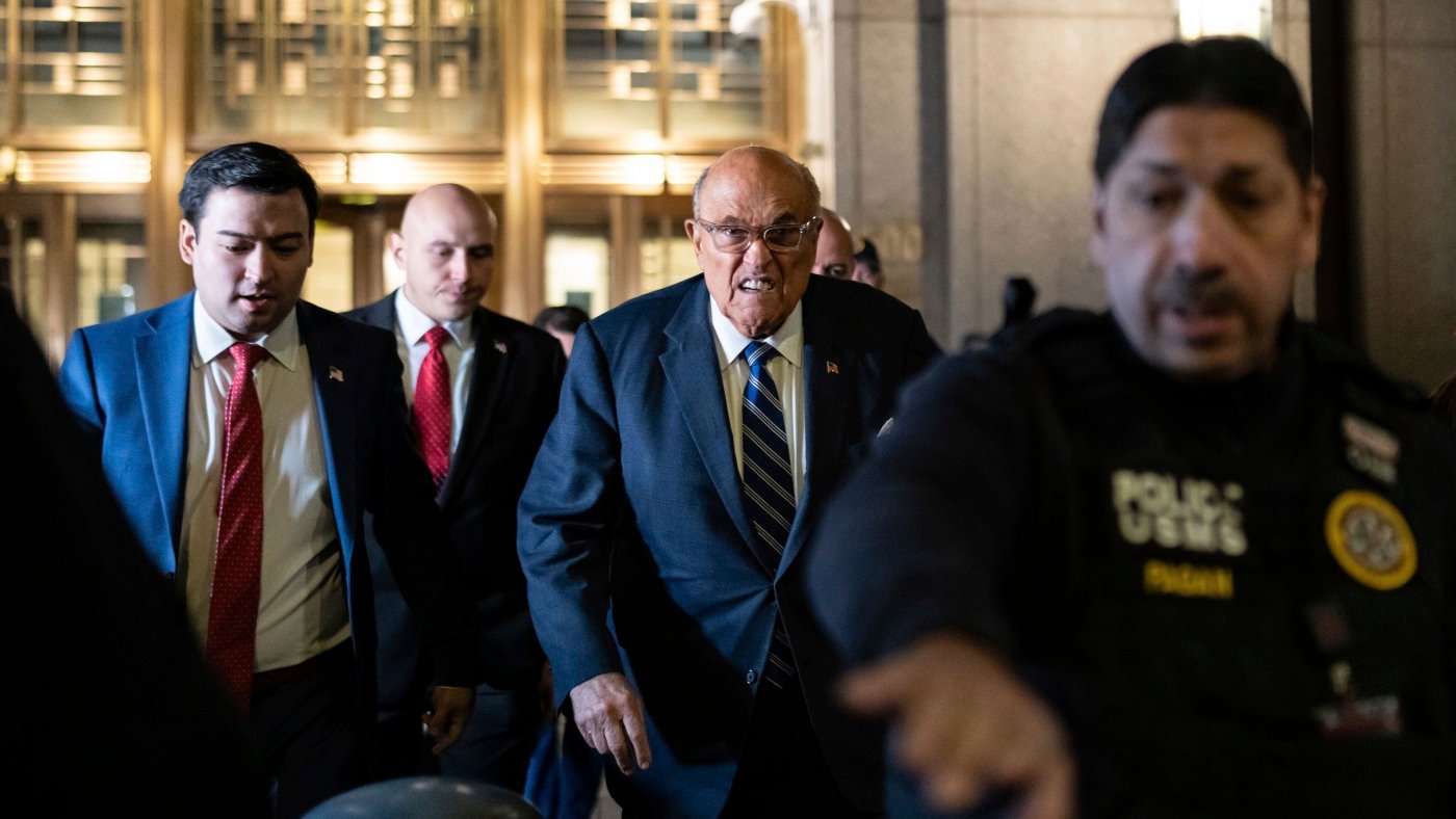 Rudy Giuliani is held in contempt of court in $148 million defamation case