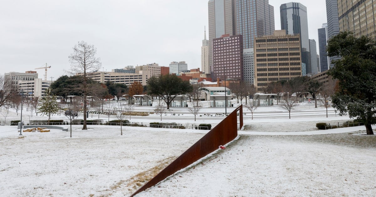 Map: See where freezing rain, heavy snow might hit North Texas