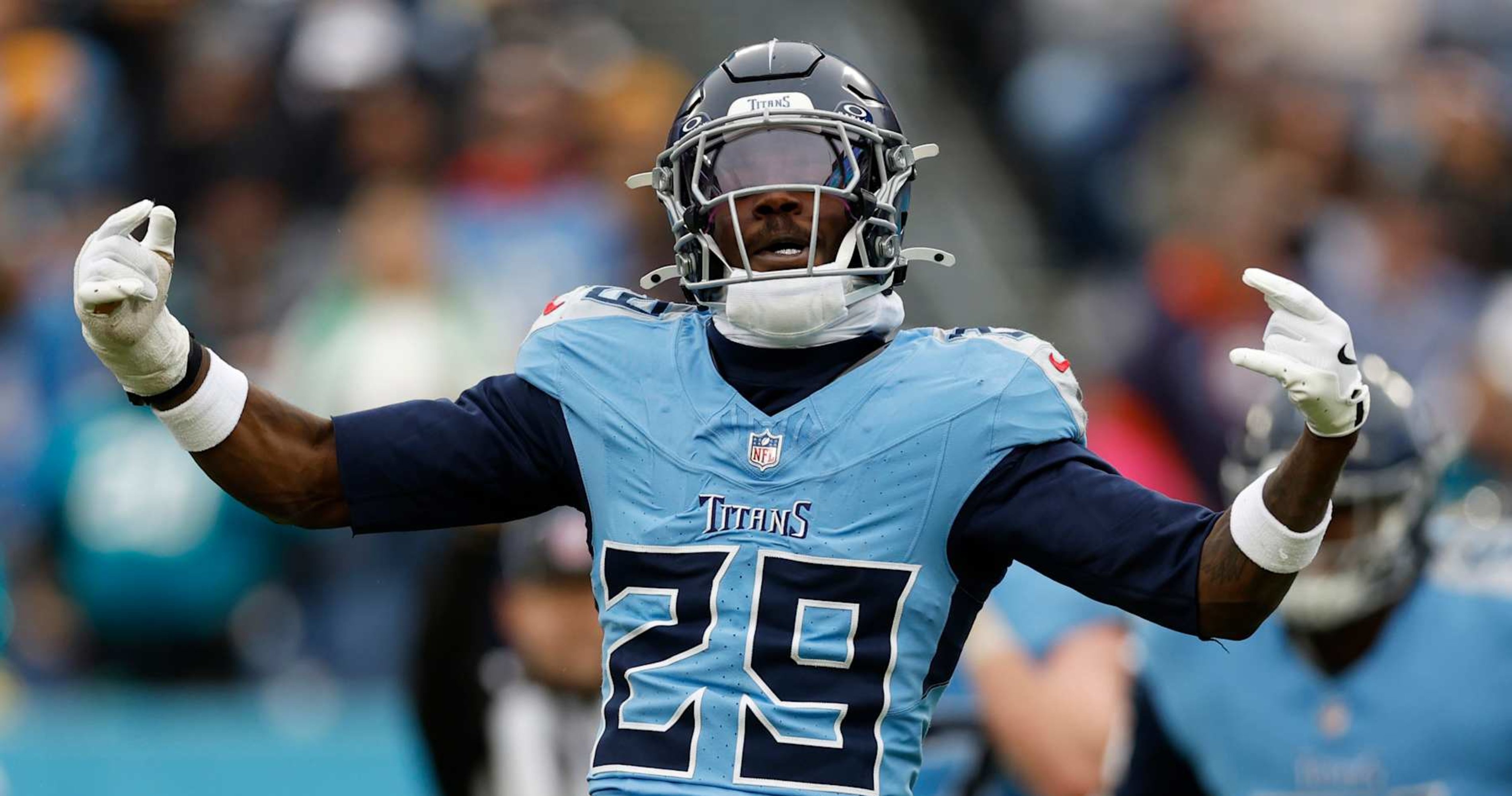 Titans' Jarvis Brownlee Jr. Shades Team After Firing GM Carthon, Posts Red Flag Emoji