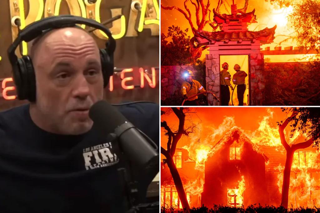 Joe Rogan's been eerily warning a massive fire could wipe out LA for years