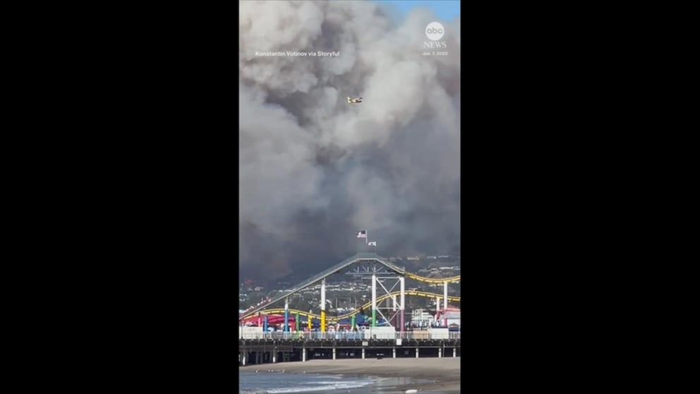 WATCH: Southern California brush fire fills sky with smoke