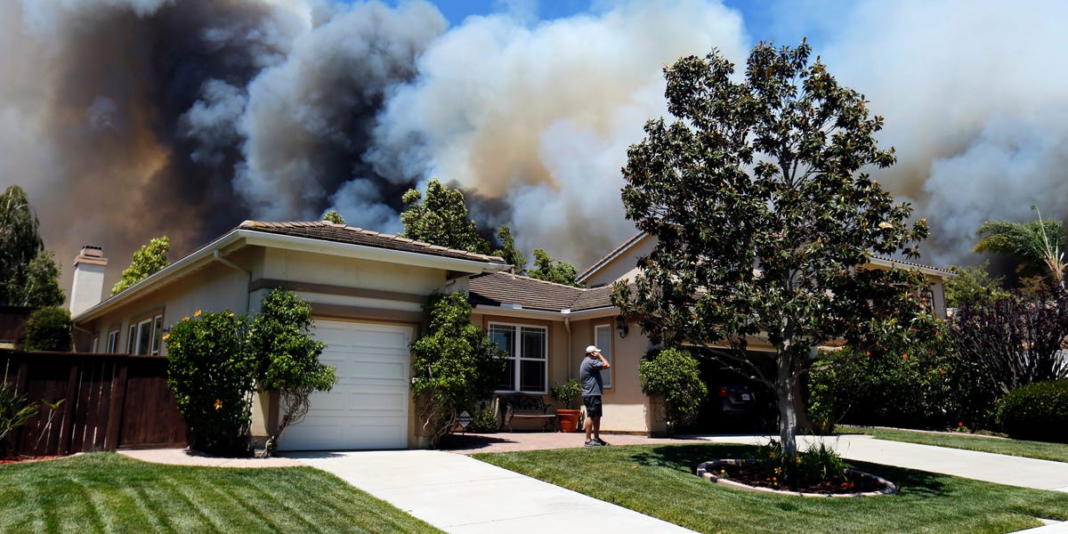 Insurers dropped fire coverage for California homes months ago. Now, wildfires are claiming more houses in Los Angeles.