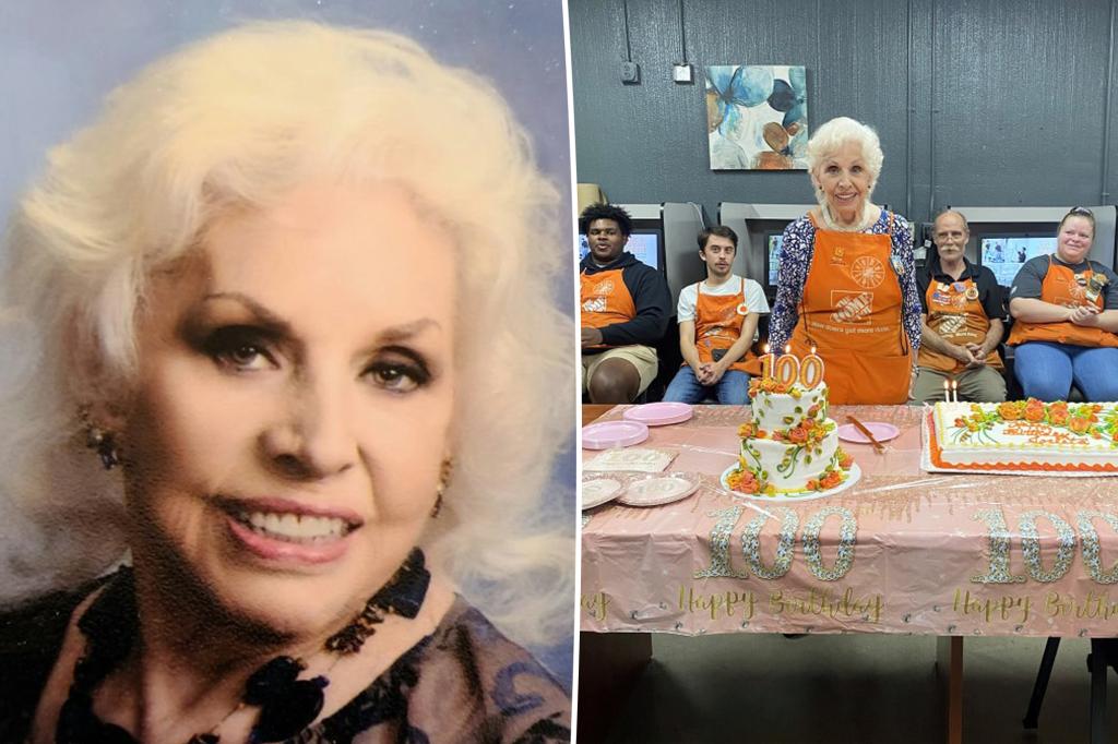 Home Depot's oldest employee, 100, still helping customers