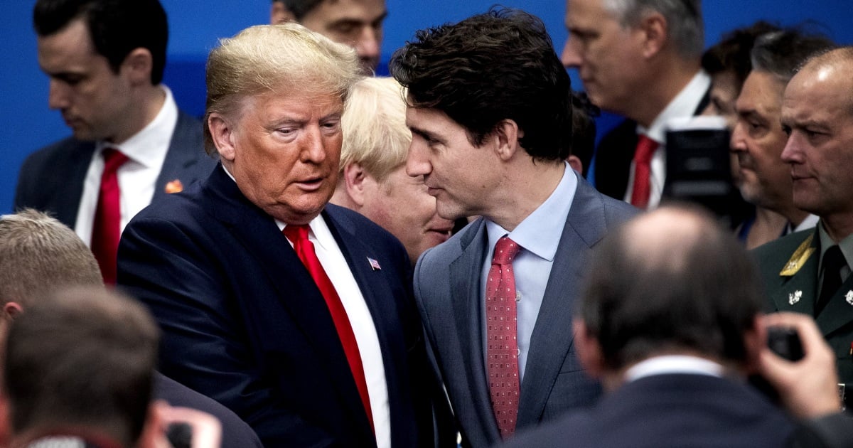 Trudeau says he joked about a trade for Vermont or California when Trump raised annexing Canada