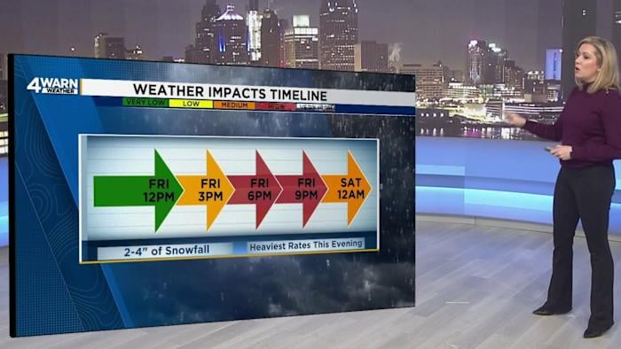 Winter weather advisory issued for all of Southeast Michigan -- what to know