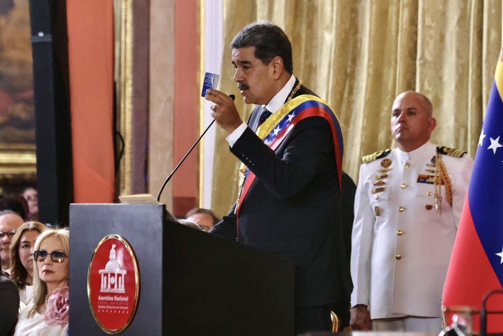 Venezuela's Maduro sworn into office as opposition, U.S. denounce 'coup d'etat'