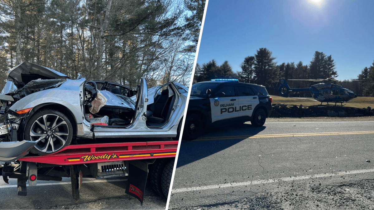 Pelham, NH, crash leaves 1 seriously injured