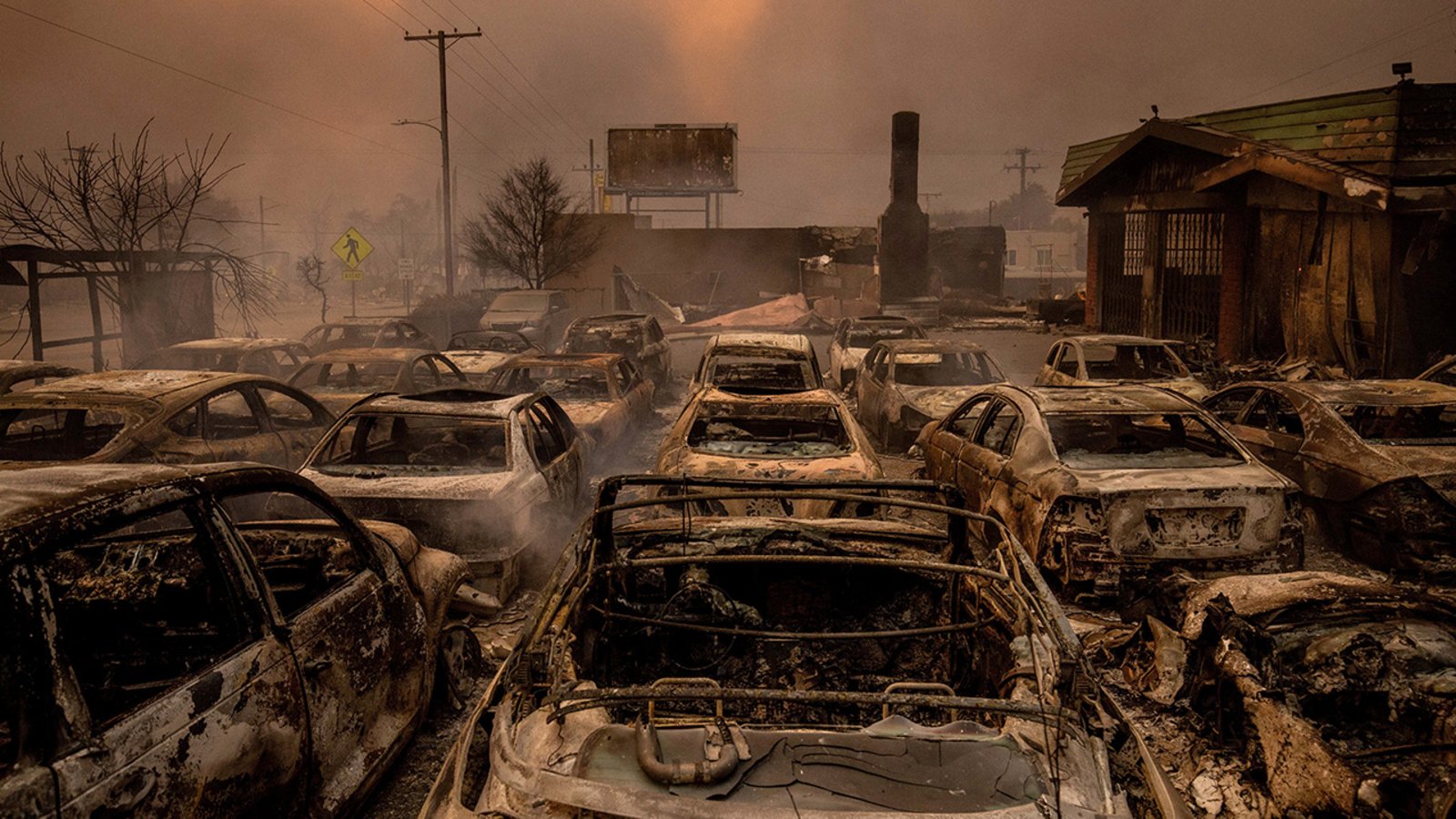 Most destructive wildfires in California history