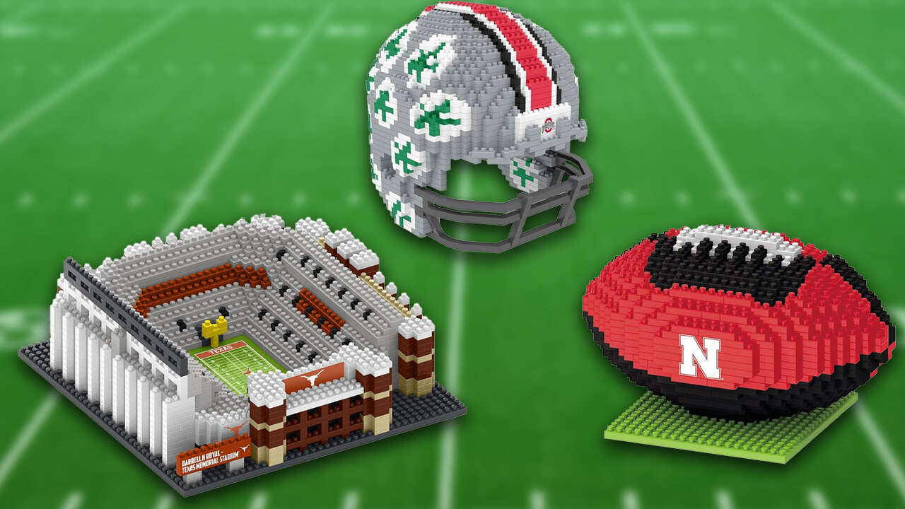 Check Out These Officially Licensed College Football Brick Building Sets